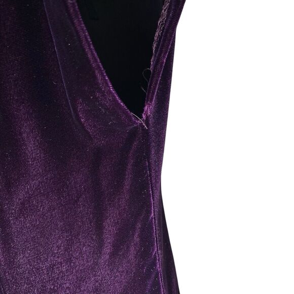 Vtg 80s Patty O’Neil Velvet Dress Womens 6 Purple Whimsigoth Witchy USA Made - Picture 15 of 16